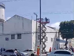 Trabalhador sofre choque elétrico em cima de andaime e é socorrido no Jaraguá