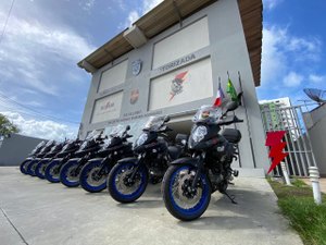 PM recebe novas motos de alta cilindrada durante evento em Maceió