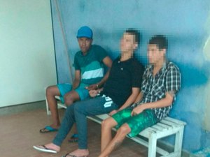 Três jovens são apreendidos por receptação de veículo no Agreste