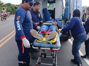 Colisão entre moto e cachorro deixa condutor ferido em Limoeiro de Anadia
