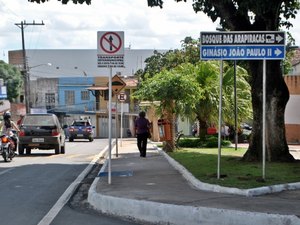 SMTT reforça sinalização no Bosque das Arapiracas