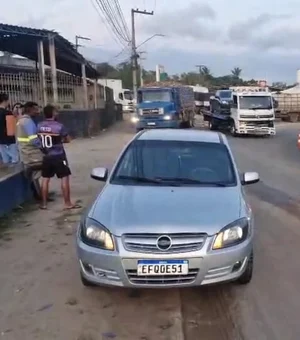 Acidente entre dois caminhões e um carro causa congestionamento em rodovias de Arapiraca