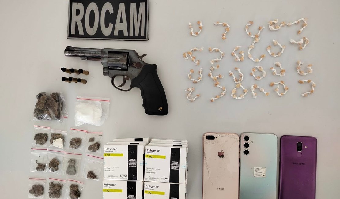 Homem é denunciado por ameaçar ex e acaba preso com drogas e Rohypnol em Arapiraca