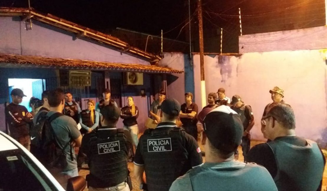 Operação em Rio Largo busca suspeitos de integrar organização criminosa