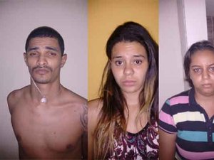 PC prende três e apreende 1,300 kg  de droga