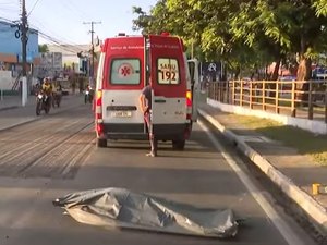 Motociclista morre após acidente em trecho de obra na Av. Fernandes Lima, em Maceió