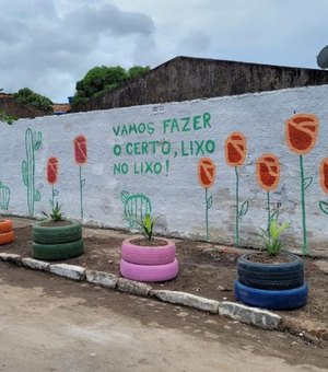 Prefeitura de Maceió revitaliza ponto de lixo no Prado