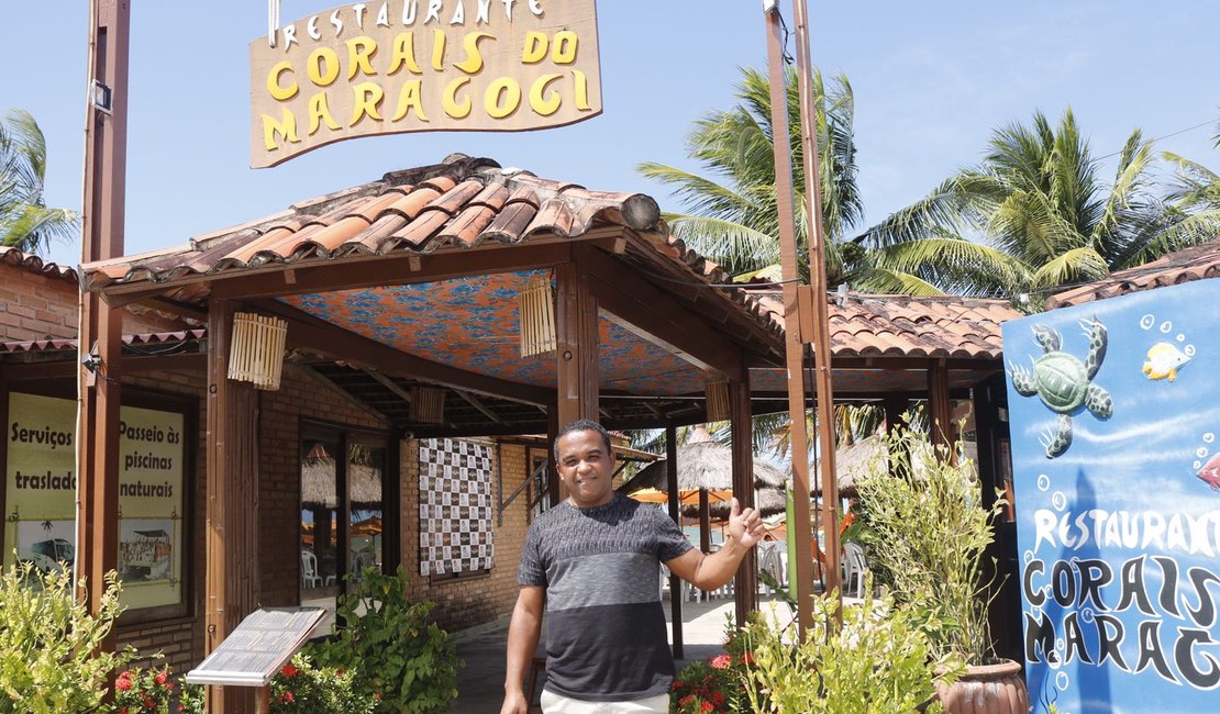 Garçom vira empresário e comanda restaurante de sucesso em Maragogi
