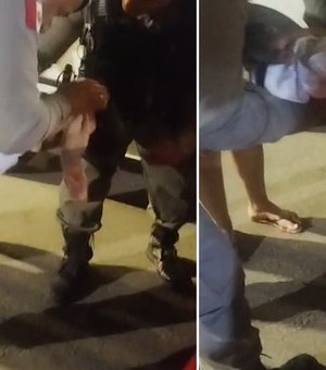 Policiais fazem manobra para socorrer recém-nascida engasgada em Maceió