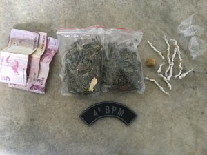 Homem é preso com maconha e cocaína no Bom Parto