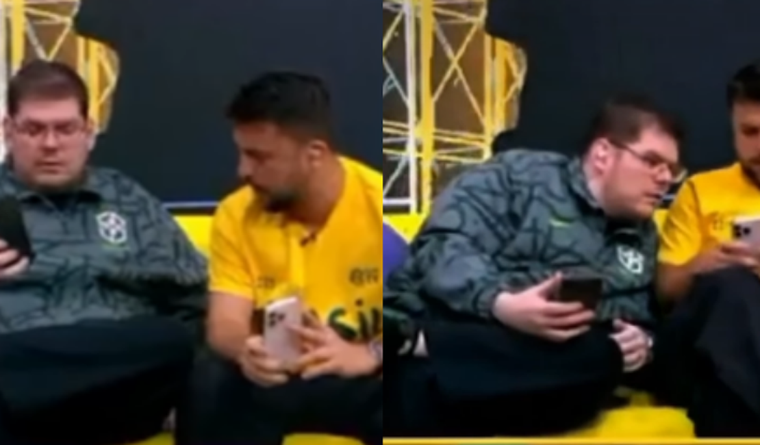 Falso alerta da Defesa Civil interrompe transmissão da CazéTV durante a madrugada
