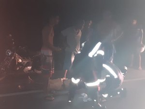 Atropelamento deixa duas pessoas feridas em Ipioca