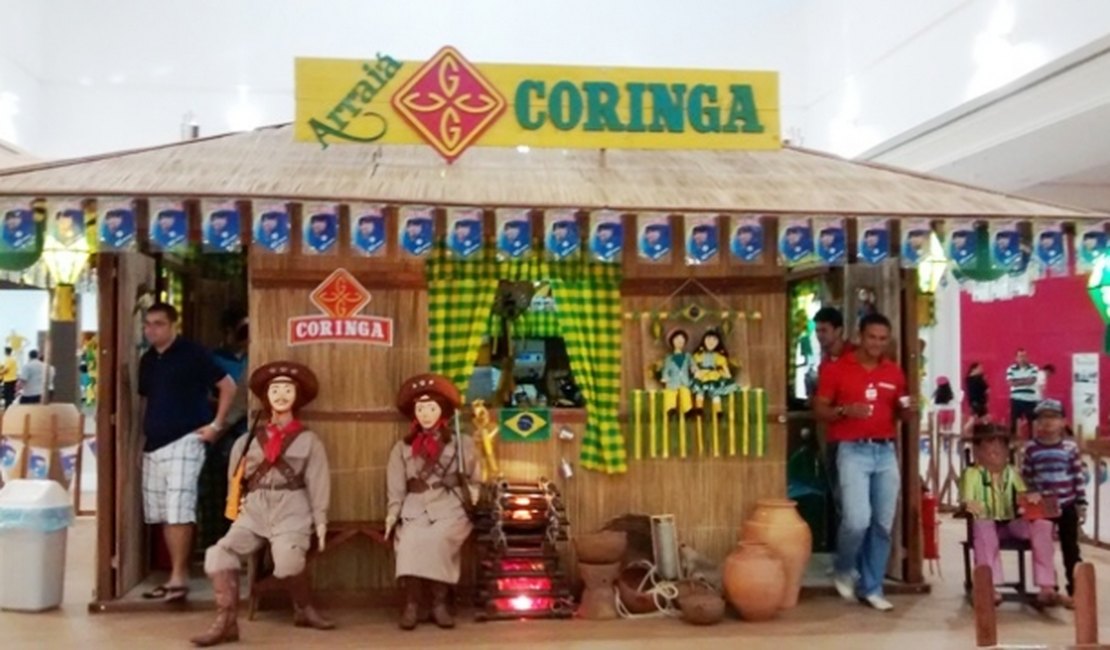Arraiá Coringa encerra atividades no shopping