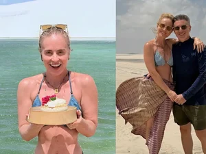 Angélica publica fotos de aniversário com direito a topless