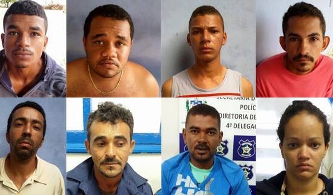 Operação prende oito pessoas em Lagoa da Canoa e Girau do Ponciano