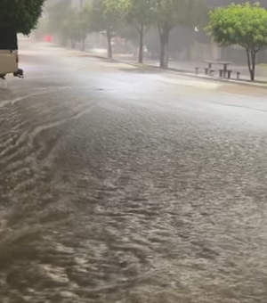 Chuvas provocam alagamentos, arrastam carro e deixam ponte sob risco em Delmiro Gouveia
