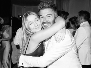 David Beckham homenageia Harper pelos 15 anos