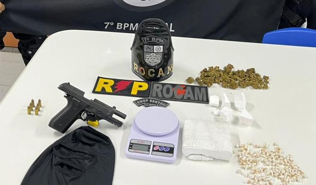 Operações da PM resultam na apreensão de mais de 40 kg de drogas e 28 armas em uma semana