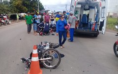 Colisão deixa uma pessoa ferida 
