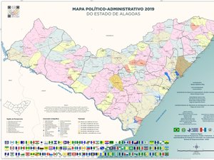 Governo lança coleção inédita de mapas de Alagoas e dos municípios 