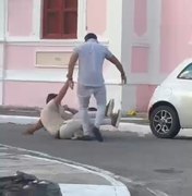 Agressão é flagrada após show no Jaraguá