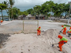 Projeto 'Eu Amo a Lagoa' reforma quadras de esporte e cria novos espaços de convivência