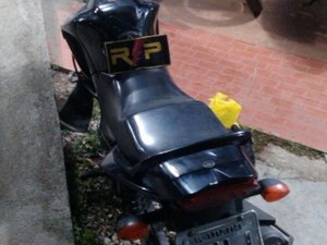 Polícia Militar recupera mais um moto roubada em Arapiraca