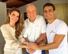 Ronaldo Lessa aparece em foto com JHC e Marina Candia após sumiço nas redes