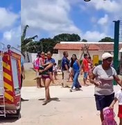 Incêndio em quadro elétrico provoca evacuação de escola em Barra de Santo Antônio