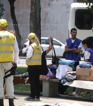 Ronda no Bairro participa de ação integrada de acolhimento a pessoas em situação de rua