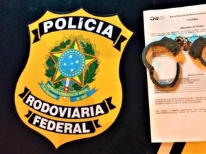 Foragido da Justiça por quatro crimes é preso pela PRF em Palmeira dos Índios