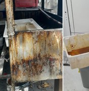 Estabelecimento de quentinhas é interditado com charque estragado e queijo vencido na Ponta da Terra