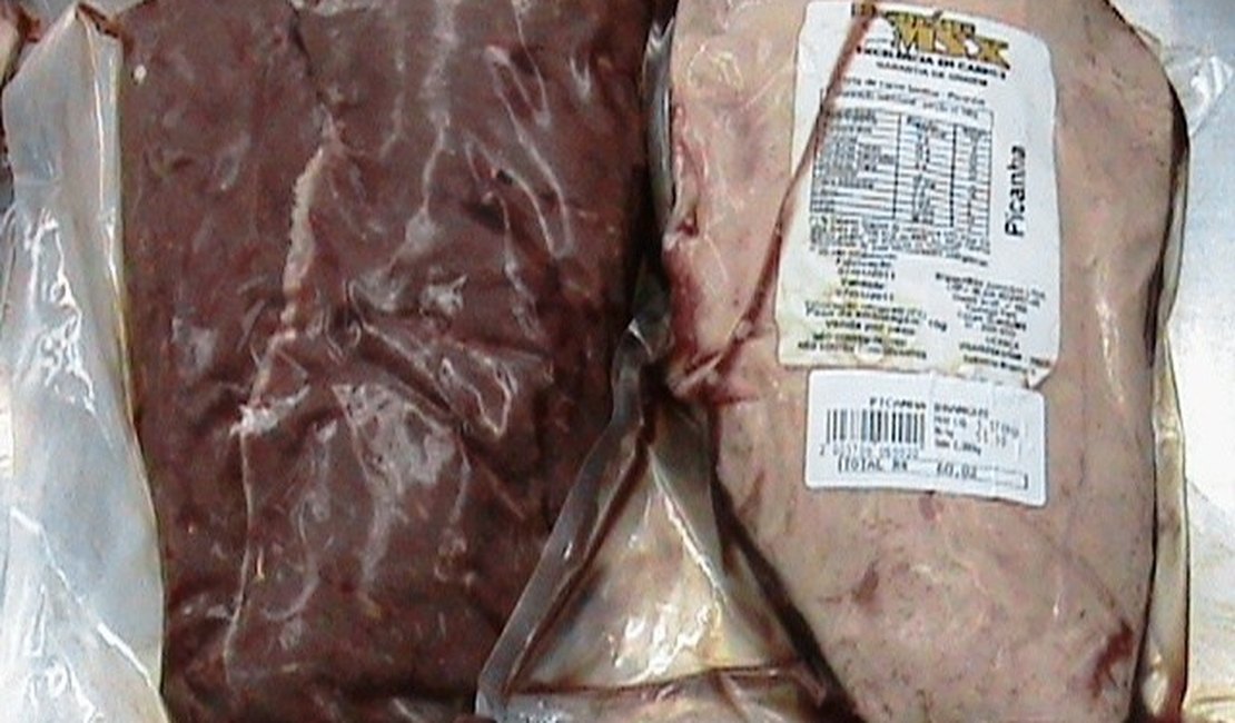 Supermercado é furtado e homem é preso com duas peças de picanha em Maceió