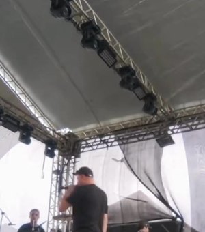 Chuva de granizo interrompe show em BH e causa prejuízo de mais de R$ 20 mil