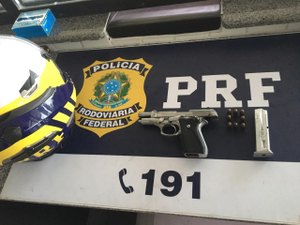 PRF prende homem por porte ilegal de arma de fogo em União dos Palmares
