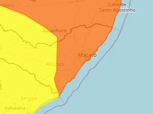 Inmet renova alerta de chuvas para cidades da Região Norte de Alagoas