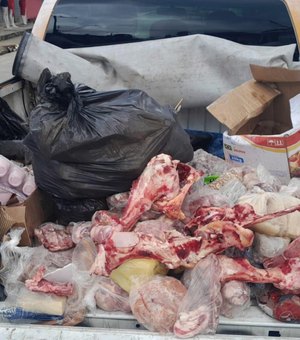 Vigilância Sanitária apreende 450 kg de carnes estragadas no Jacintinho