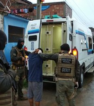 Operação prende reeducandos em Maceió, Arapiraca e Capela