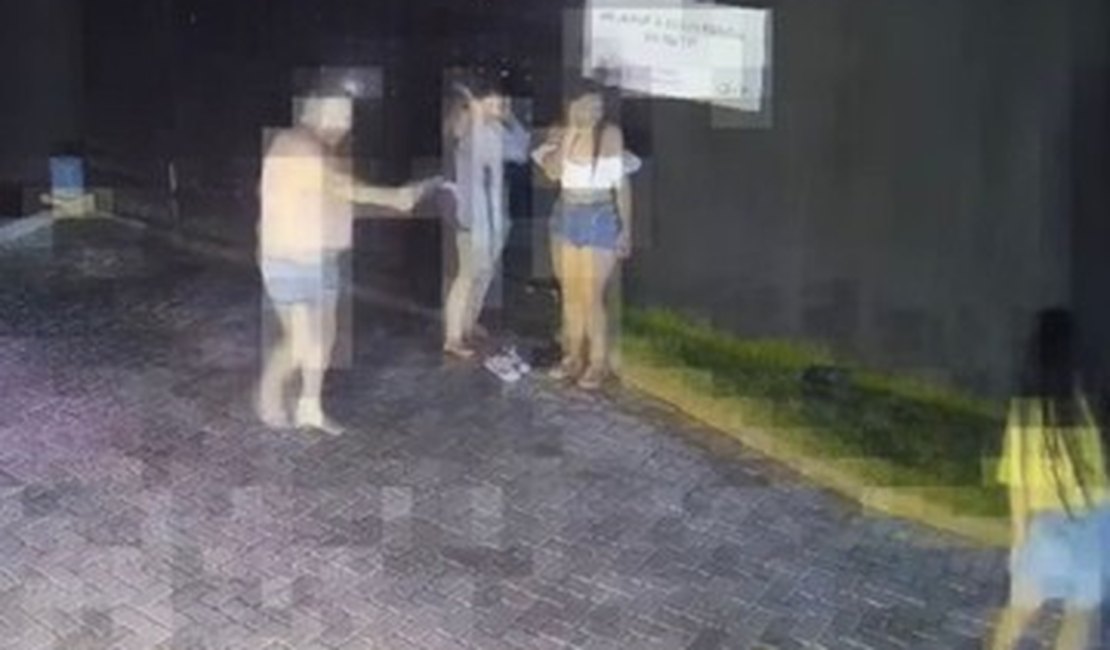 Ex-vereador é flagrado por câmeras de segurança atirando contra mulher em motel de Garanhuns e é preso