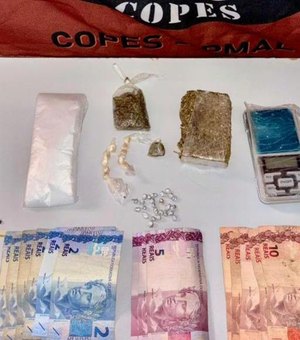 Polícia Militar apreende menor com drogas e quantia em dinheiro em Piranhas