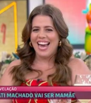 Apresentadora Tati Machado anuncia gravidez do primeiro filho