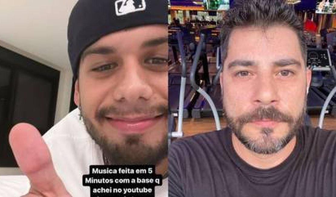 Zé Felipe comenta rap que fez após polêmica com Evaristo Costa e Virginia: 'Brega'