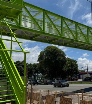 Passarela do Canaã tem mais de 90% dos serviços concluídos