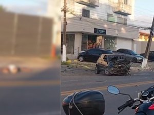 Homem morre após ser arremessado 20 metros em acidente de carro no Santa Amélia