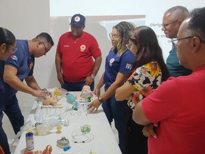 Samu promove mais um curso de manejo de vias aéreas pediátricas para profissionais que atuam no suporte básico