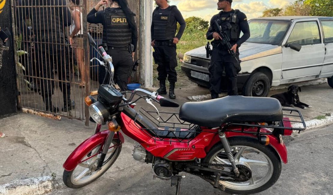 Suspeito de crime de receptação de motocicleta é preso em Maceió