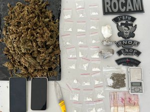 Homem é preso com maconha, cocaína e balança de precisão em Arapiraca