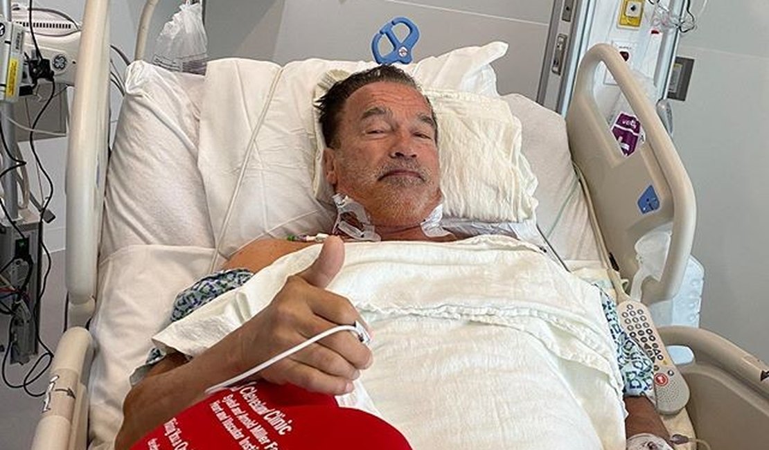 Aos 73, Arnold Schwarzenegger passa por cirurgia no coração