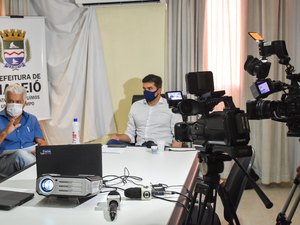 Prefeito e secretário destacam para a prevenção e curva do covid-19, em Maceió