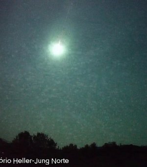 Observatório registra meteoro com luminosidade maior que a Lua em Caxias do Sul